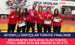 Afyon'lu Dartçılar Türkiye Finalinde